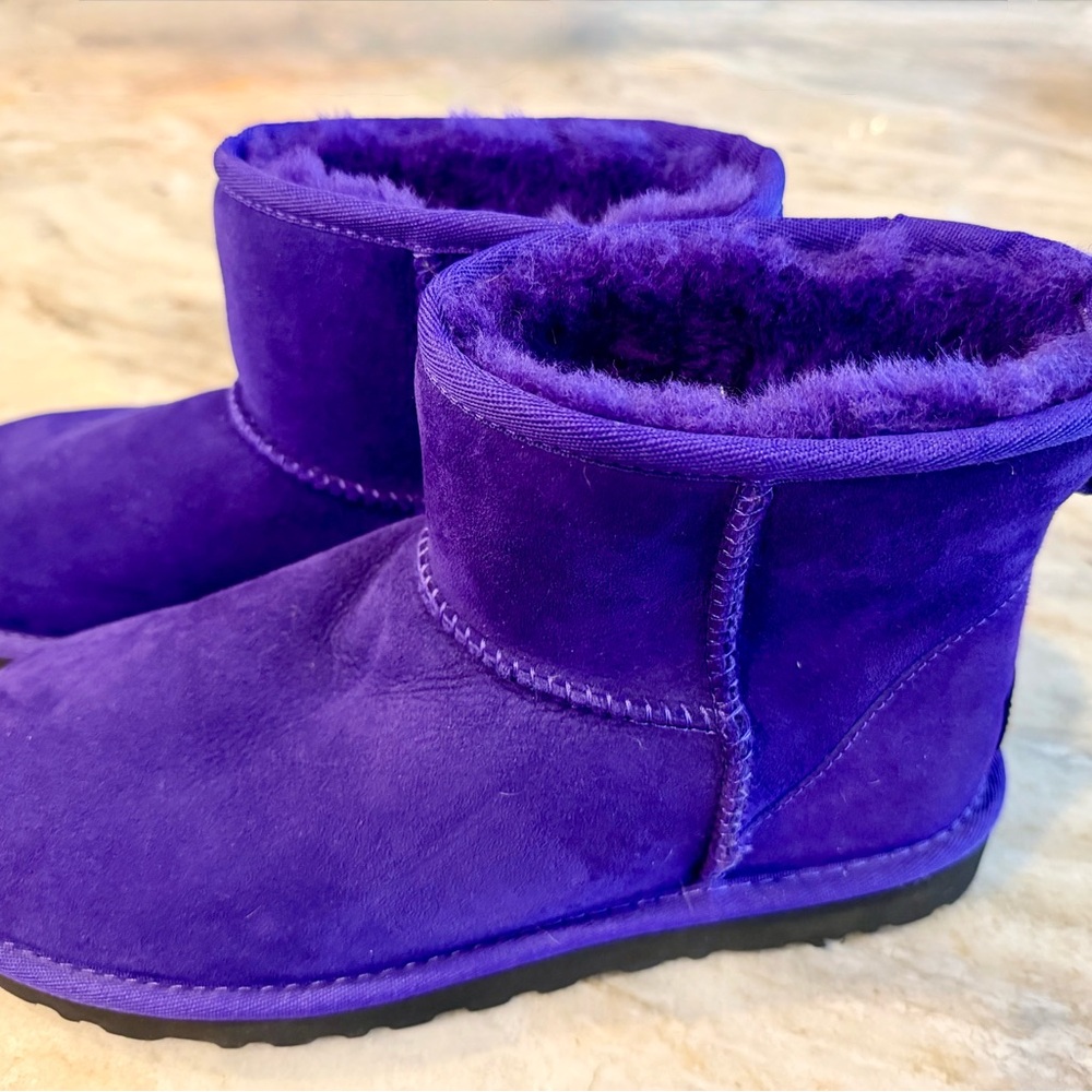 UGG Vibrant Purple Ankle Boots
